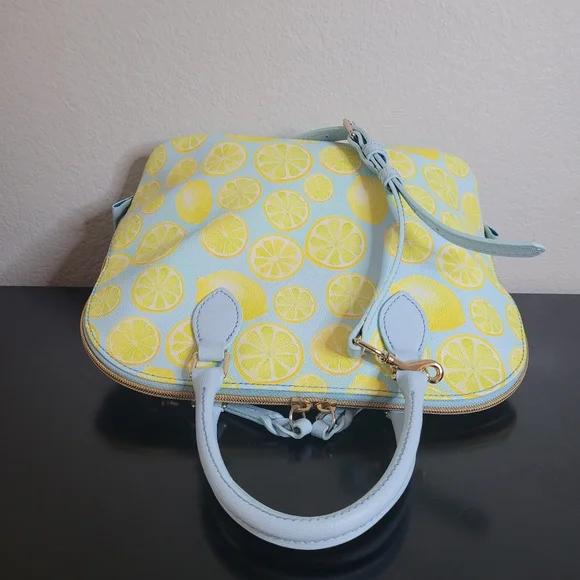 Dooney & Bourke Zip Zip Dome Satchel Lemon  Limone - Picture 6 of 15